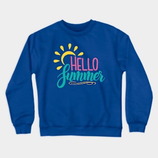 Hello Summer Crewneck Sweatshirt